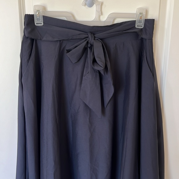 NWT, 3XL Afibi Womens Vintage High Waist A-Line Flared Midi Skirt with Pockets. - Picture 4 of 14